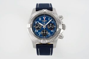 Breitling Avenger B01 Chronograph 45 Blue Dial Leather Strap
