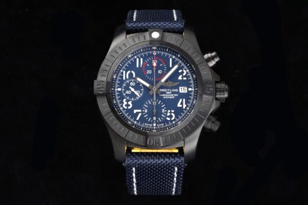 1 Breitling Avenger B01 Chronograph 45 Titanium Blue Dial