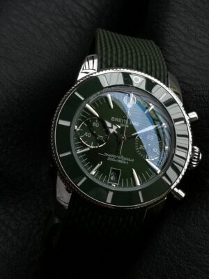 10 Breitling Superocean Heritage B01 Chronograph 42 Green Dial