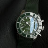 10(1) Breitling Superocean Heritage B01 Chronograph 42 Green Dial