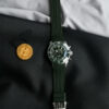 10(4) Breitling Superocean Heritage B01 Chronograph 42 Green Dial