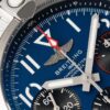 1(2) Breitling Avenger B01 Chronograph 45 Blue Dial Leather Strap