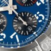 1(3) Breitling Avenger B01 Chronograph 45 Blue Dial Leather Strap