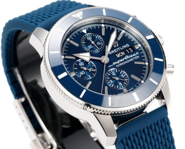 1(3) Breitling Superocean Heritage Chronograph 44 Blue Dial