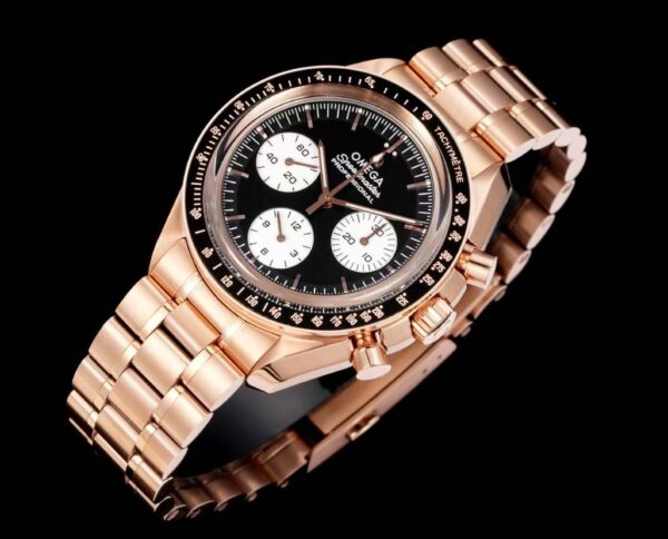 Omega Speedmaster Moonwatch Reverse Panda Rose Gold