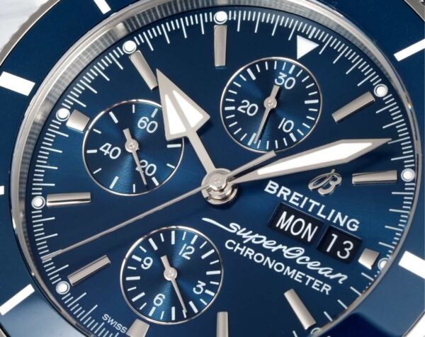 1(4) Breitling Superocean Heritage Chronograph 44 Blue Dial