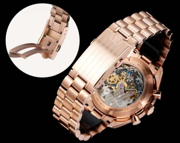 Omega Speedmaster Moonwatch Reverse Panda Rose Gold