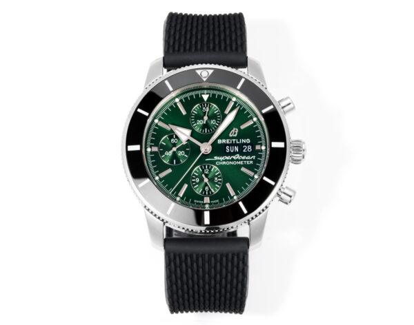 2 Breitling Superocean Heritage Chronograph 44 Green Dial