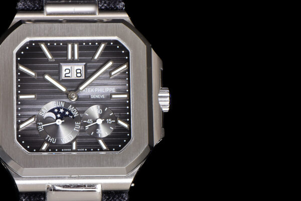 2(1) Patek Philippe Cubitus 5822 Black Dial TWF