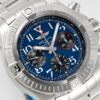 2(1) Breitling Avenger B01 Chronograph 45 Blue Dial steel bracelet