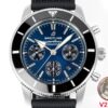 2(2) Breitling Superocean Heritage B01 Chronograph 44 Blue Blackeye