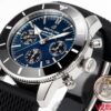 2(5) Breitling Superocean Heritage B01 Chronograph 44 Blue Blackeye