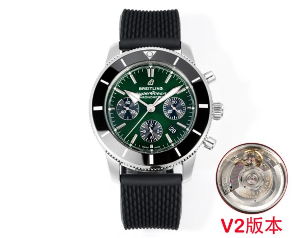 3 Breitling Superocean Heritage Green Blackeye Limited Edition
