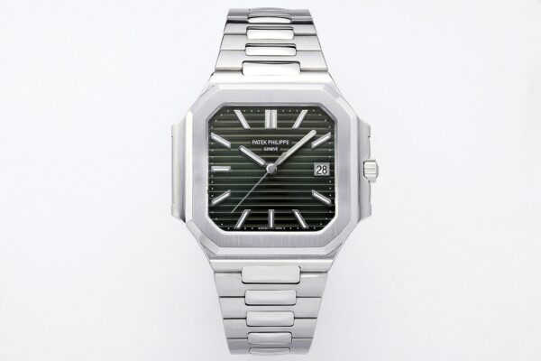 3 Patek Philippe Cubitus 5821/1A-001 Olive Green Dial PPF