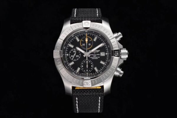 3 Breitling Avenger B01 Chronograph 45 AB01821A1B1X2 Black Dial
