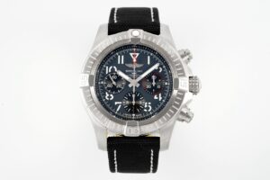 Breitling Avenger B01 Chronograph 45 Gray Dial Leather Strap
