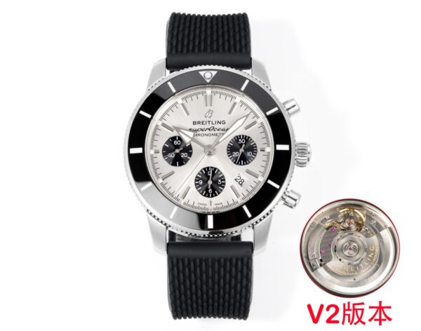 3 Breitling Superocean Heritage B01 Chronograph 44 Panda Dial