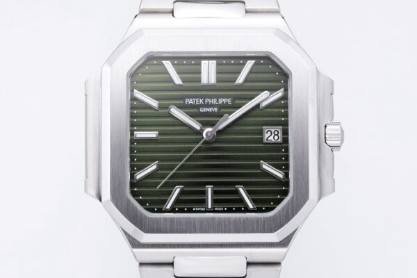 3(1) Patek Philippe Cubitus 5821/1A-001 Olive Green Dial PPF