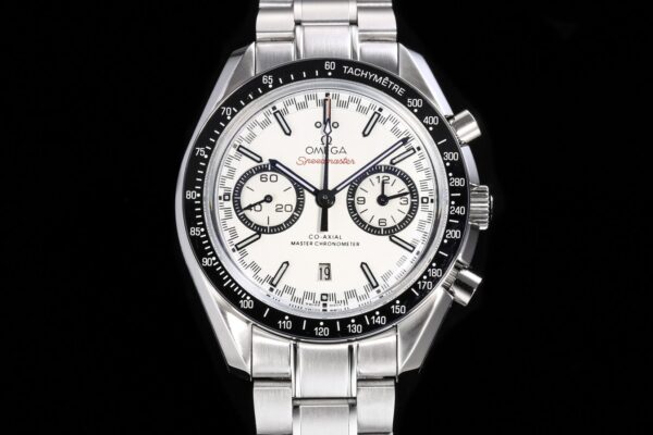 3(1) Omega Speedmaster Racing329.30.44.51.04.001 White Dial