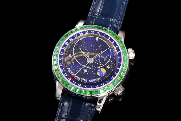 Patek Philippe 6104/13P-010 CELESTIAL Emerald Gemstone