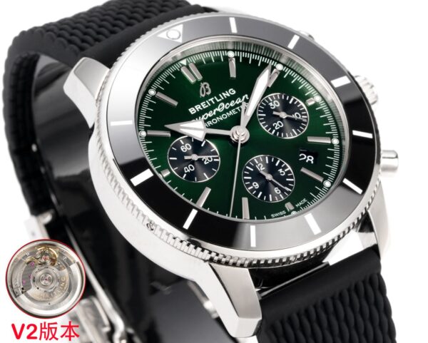 3(2) Breitling Superocean Heritage Green Blackeye Limited Edition