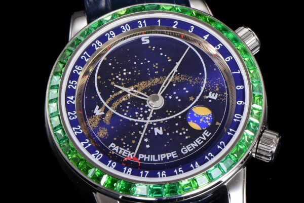 Patek Philippe 6104/13P-010 CELESTIAL Emerald Gemstone