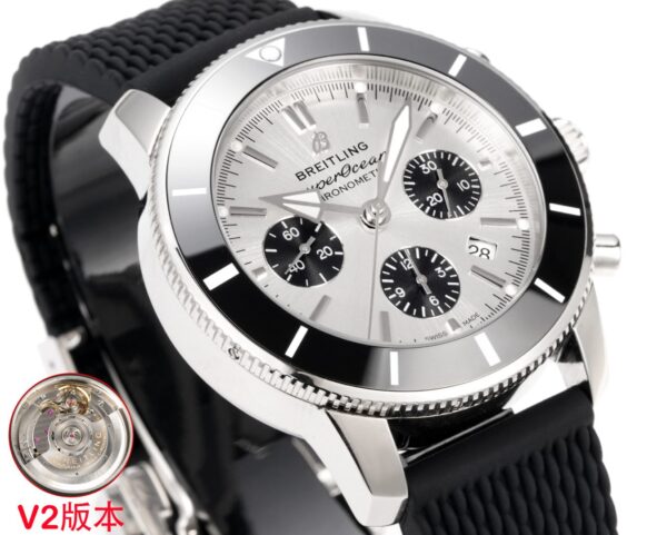 3(3) Breitling Superocean Heritage B01 Chronograph 44 Panda Dial