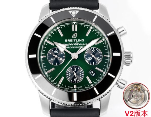 3(3) Breitling Superocean Heritage Green Blackeye Limited Edition