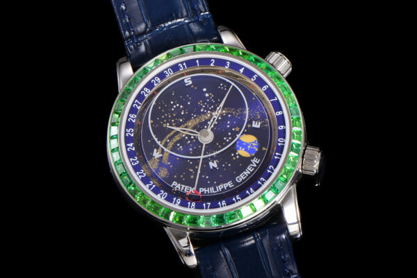 Patek Philippe 6104/13P-010 CELESTIAL Emerald Gemstone