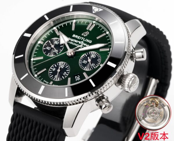 3(4) Breitling Superocean Heritage Green Blackeye Limited Edition