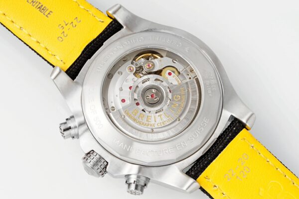 Breitling Avenger B01 Chronograph 45 Gray Dial Leather Strap
