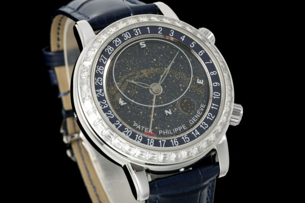 4(1) Patek Philippe 6104P-010 CELESTIAL Diamond Bezel