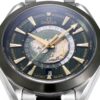 4(1) Omega Seamaster Aqua Terra 150M GMT Worldtimer Green Dial