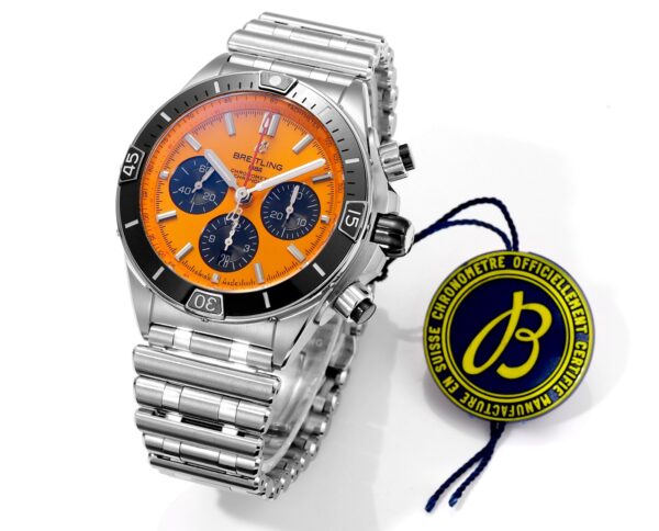 5(1) Breitling Super Chronomat B01 44 AB01364A1I1A1 BLS