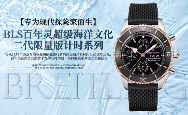 5(1) Breitling Superocean Heritage Two-Tone Black Dial