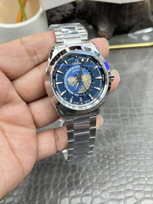 Omega Seamaster Aqua Terra 150M GMT Worldtimer VSF Blue