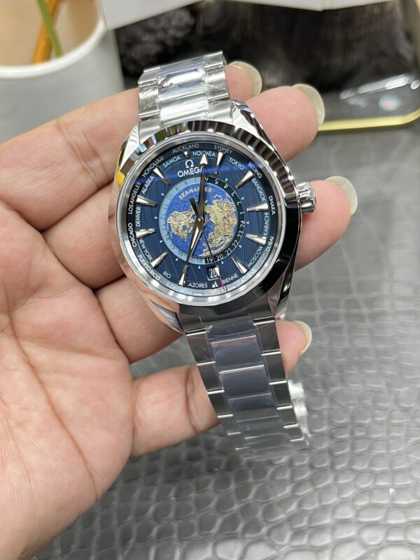 Omega Seamaster Aqua Terra 150M GMT Worldtimer VSF Blue