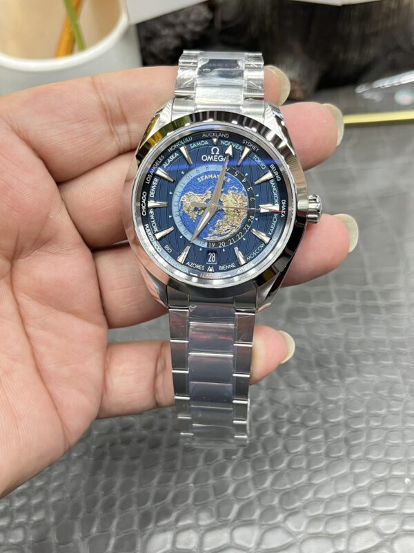 Omega Seamaster Aqua Terra 150M GMT Worldtimer VSF Blue