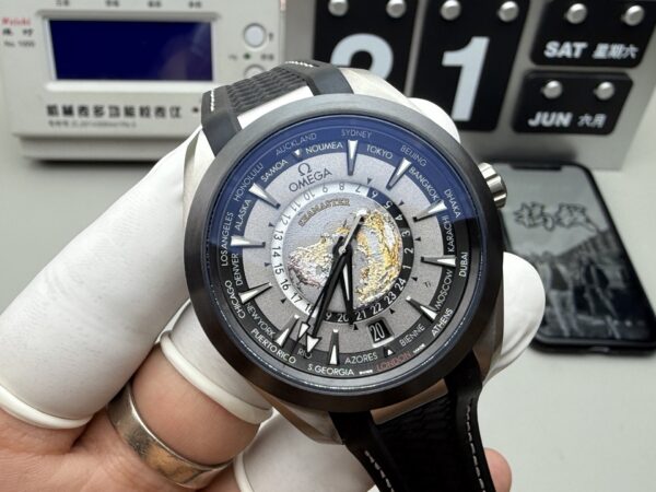 Omega Seamaster Aqua Terra 150M GMT Worldtimer VSF Gray