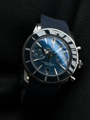 7 Breitling Superocean Heritage B01 Chronograph 42 Blue Dial