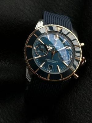 8 Breitling Superocean Heritage B01 Chronograph 42 Blue Dial