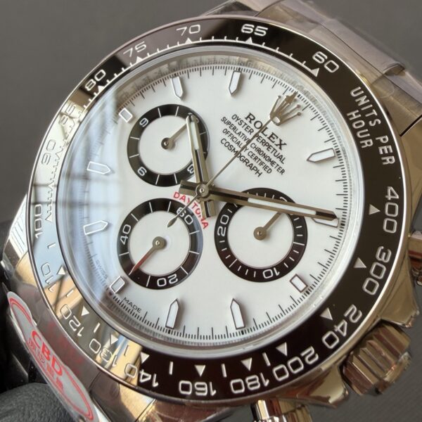 M126500LN-0001-6 (1) Best Daytona 126500LN-0001 White Panda Dial CHRONOGRAPH